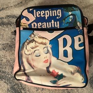 Disney Sleeping Beauty Women's shoulder bag - Blue and Pink